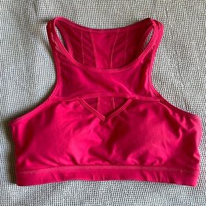 BuffBunny Bra ambrosia pink high neck cut out